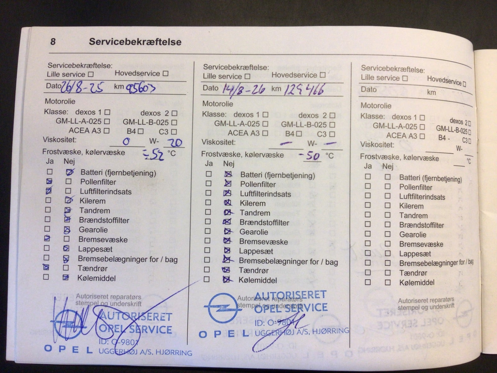 Hvid Opel Karl fra 2018
