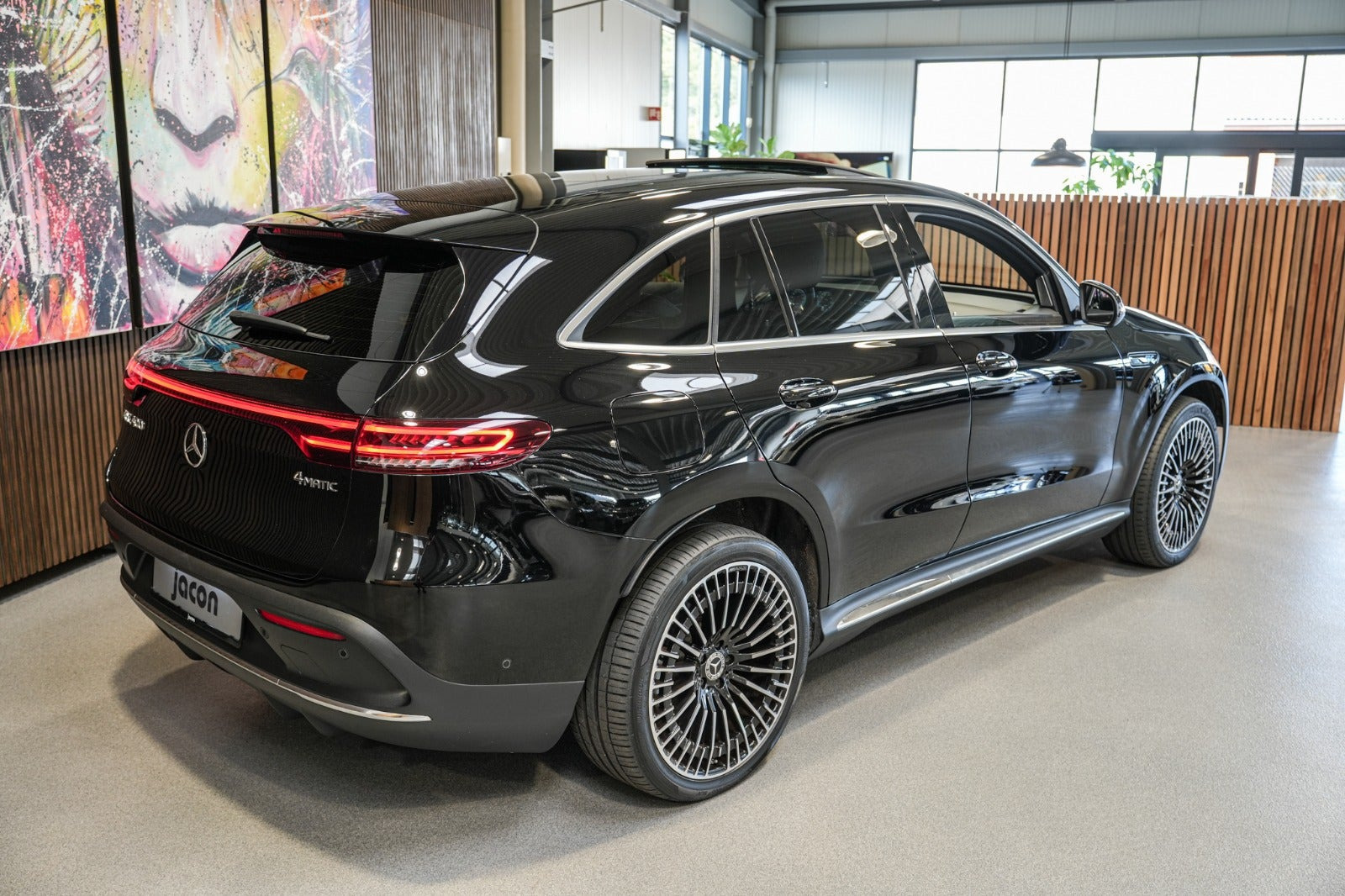 Sort Mercedes EQC400 fra 2021