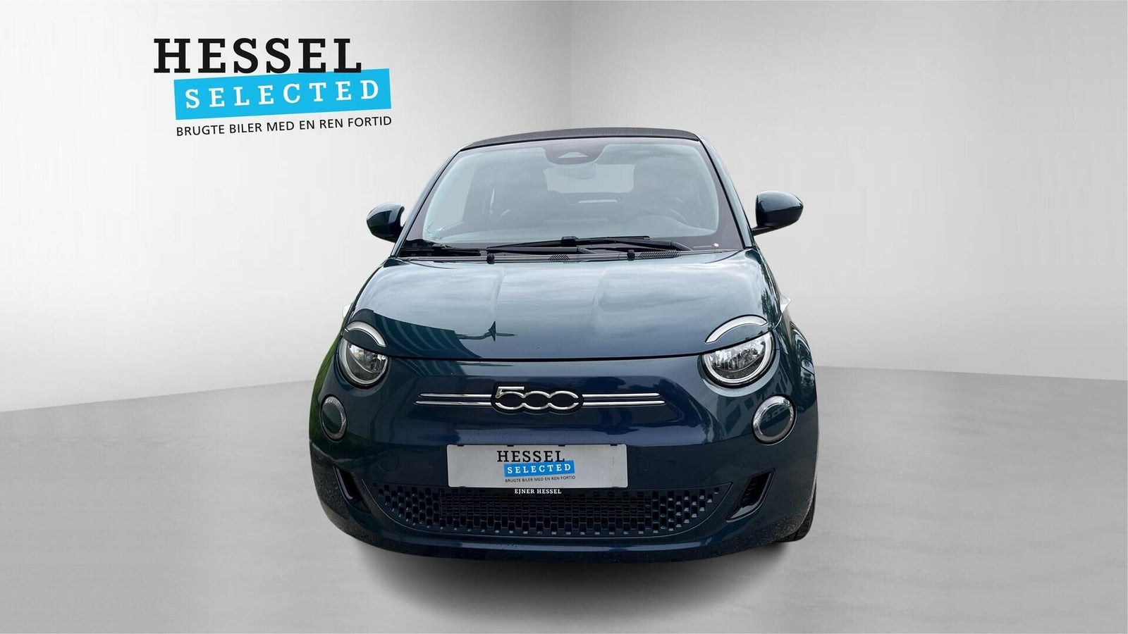 Grøn Fiat 500e fra 2024