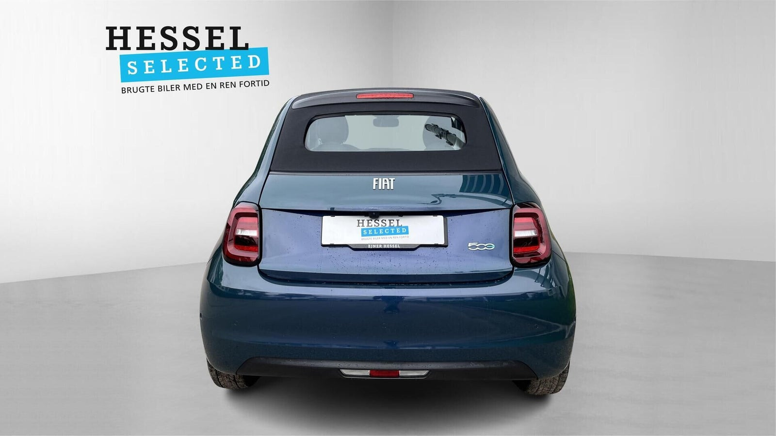 Grøn Fiat 500e fra 2024