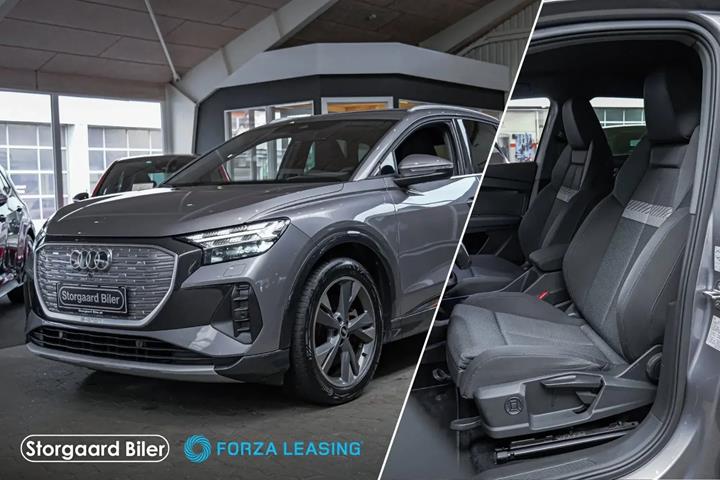 Grå Audi Q4 e-tron fra 2022