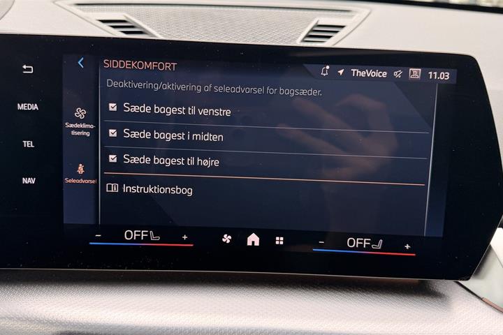 Sølv BMW iX1 fra 2024