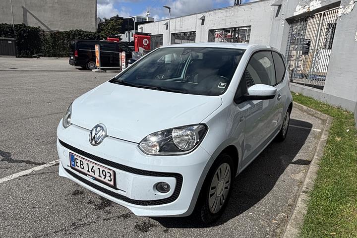 Blå VW UP! fra 2012