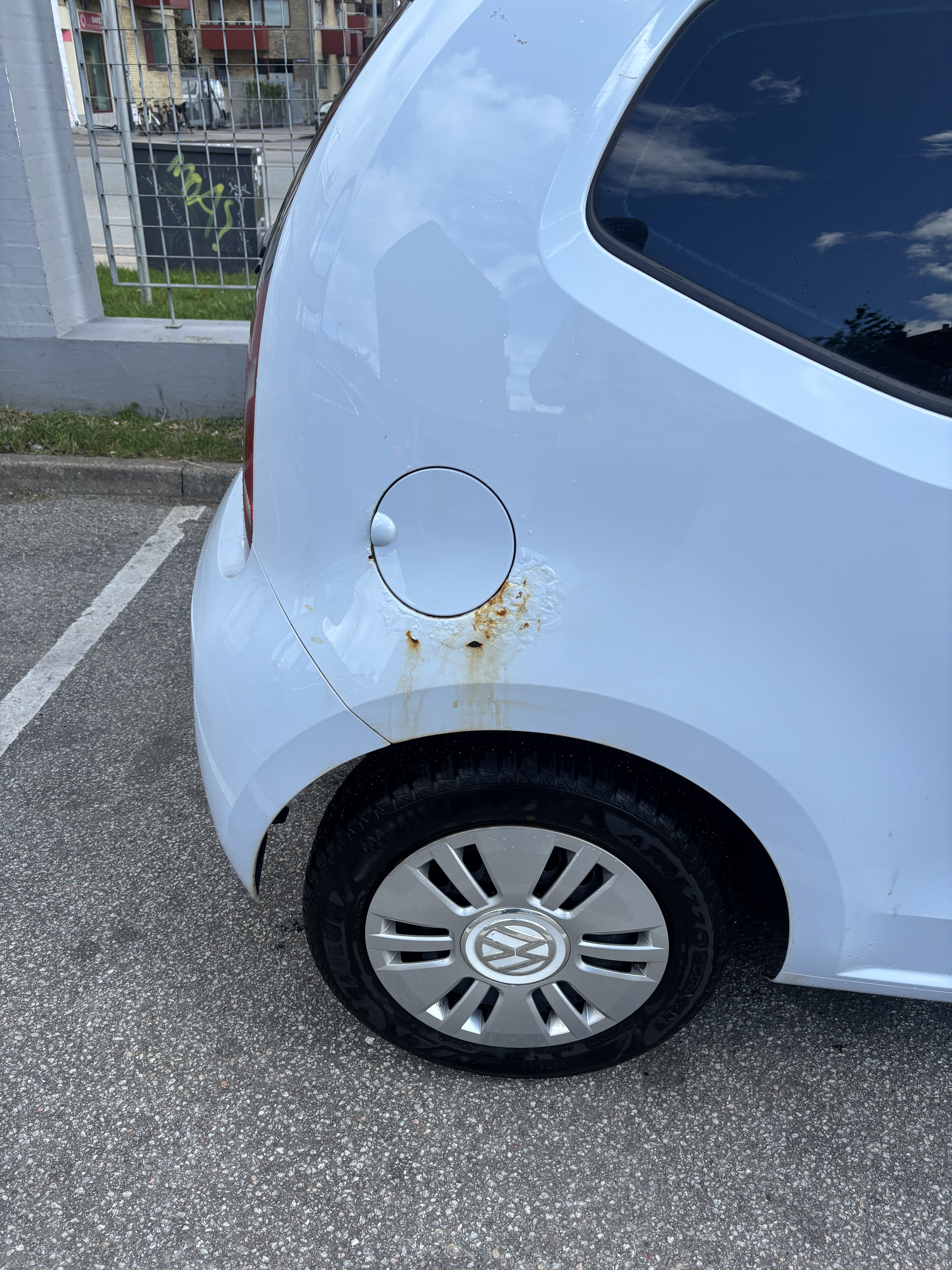 Blå VW UP! fra 2012