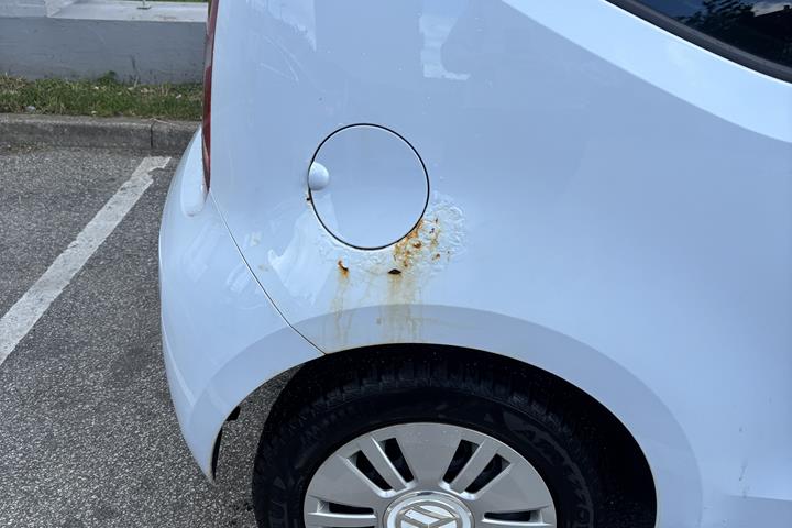 Blå VW UP! fra 2012