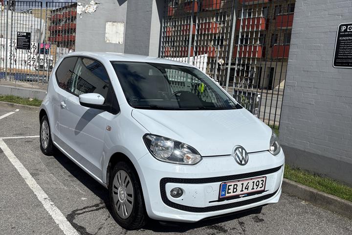 Blå VW UP! fra 2012