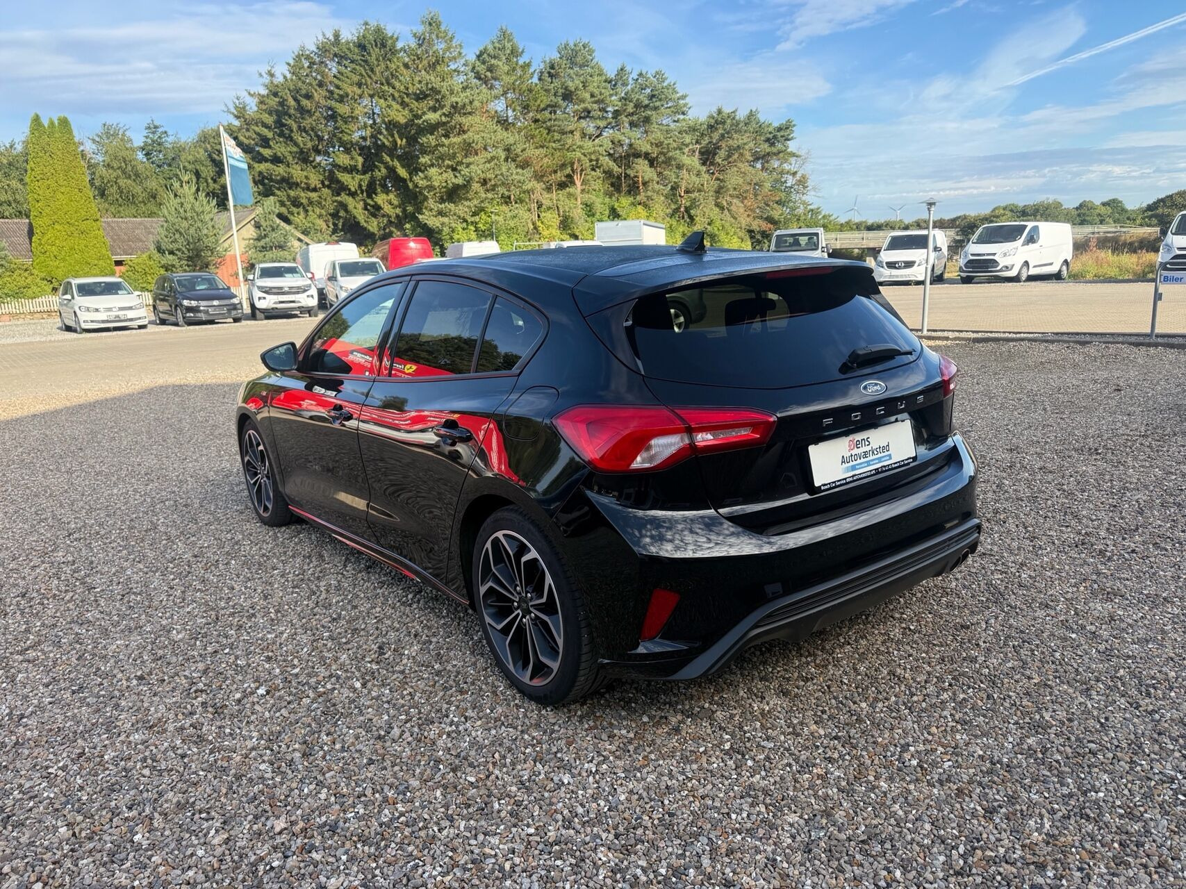 Sort Ford Focus fra 2018