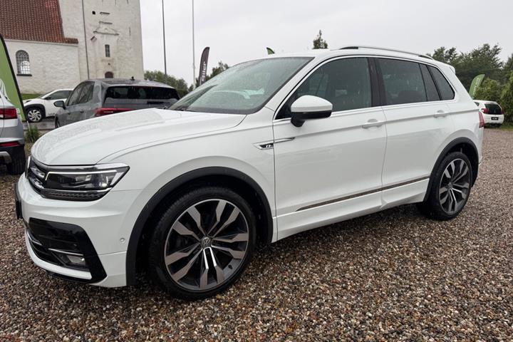 Hvid VW Tiguan fra 2018
