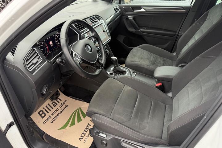 Hvid VW Tiguan fra 2018