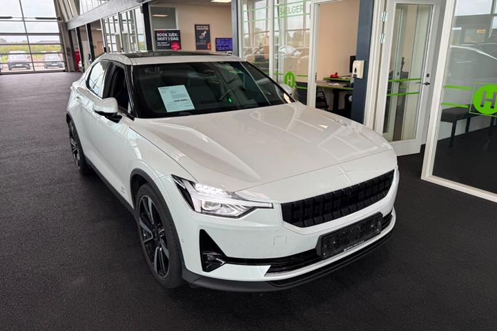 Hvid Polestar 2 fra 2022