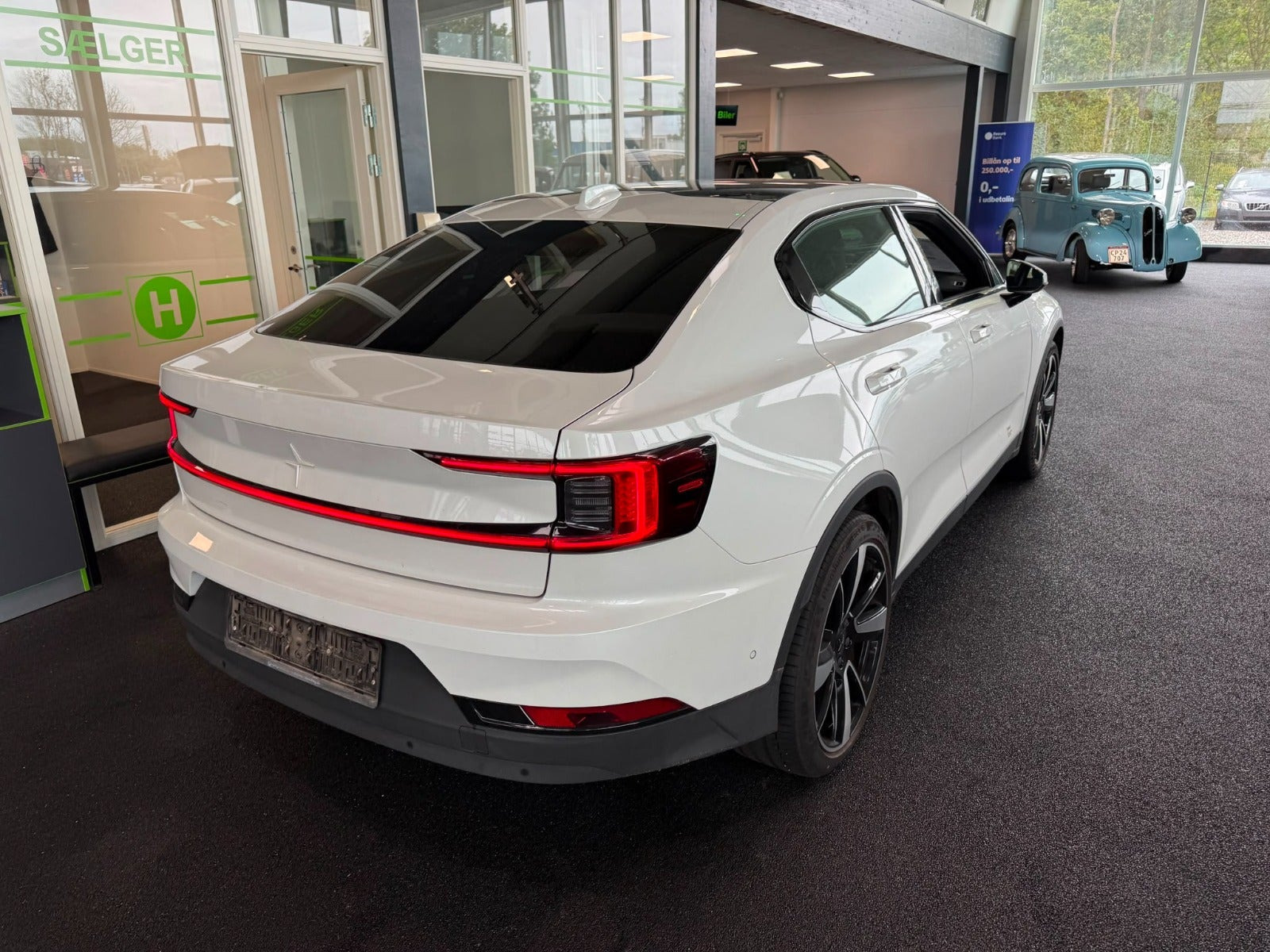 Hvid Polestar 2 fra 2022