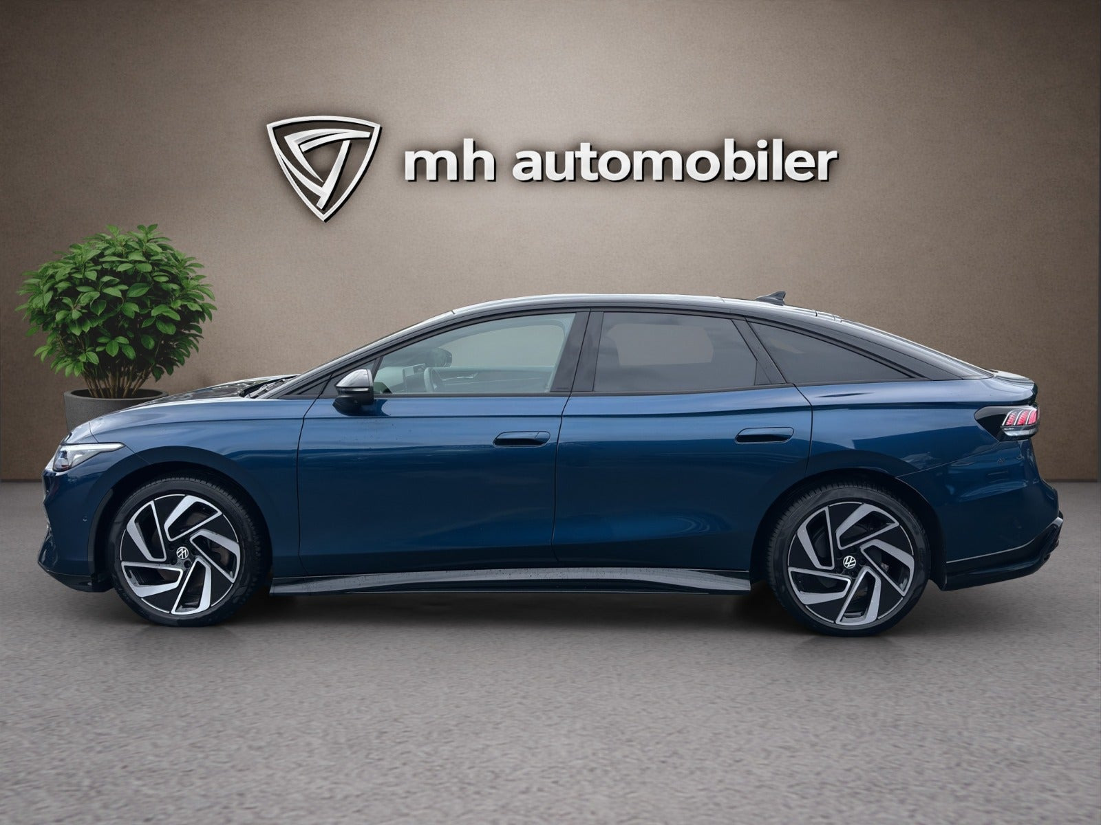 Blå VW ID.7 fra 2025