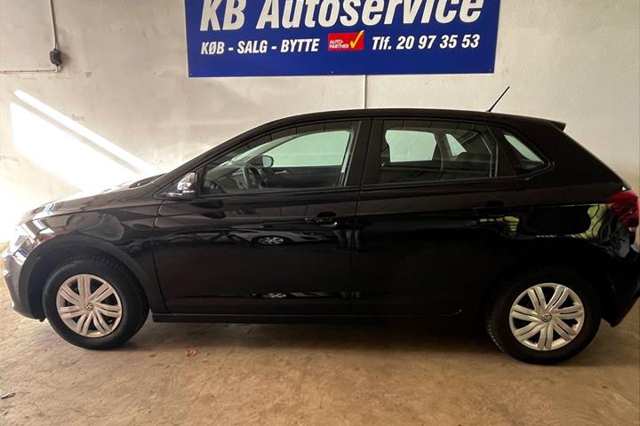 Sort VW Polo fra 2019