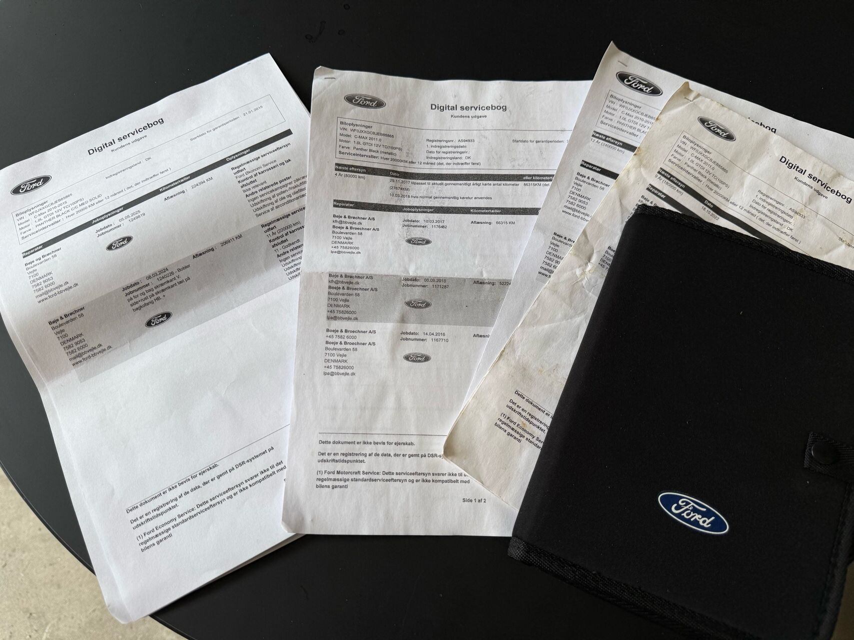 Sort Ford C-MAX fra 2015