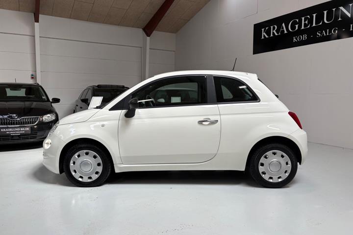 Grøn Fiat 500 fra 2020