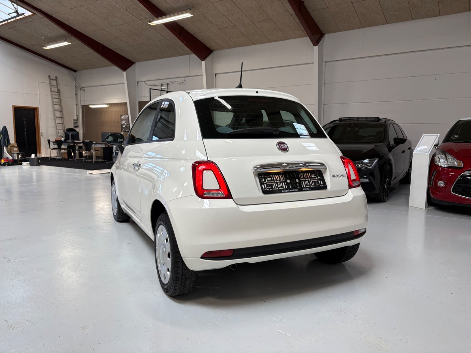 Grøn Fiat 500 fra 2020