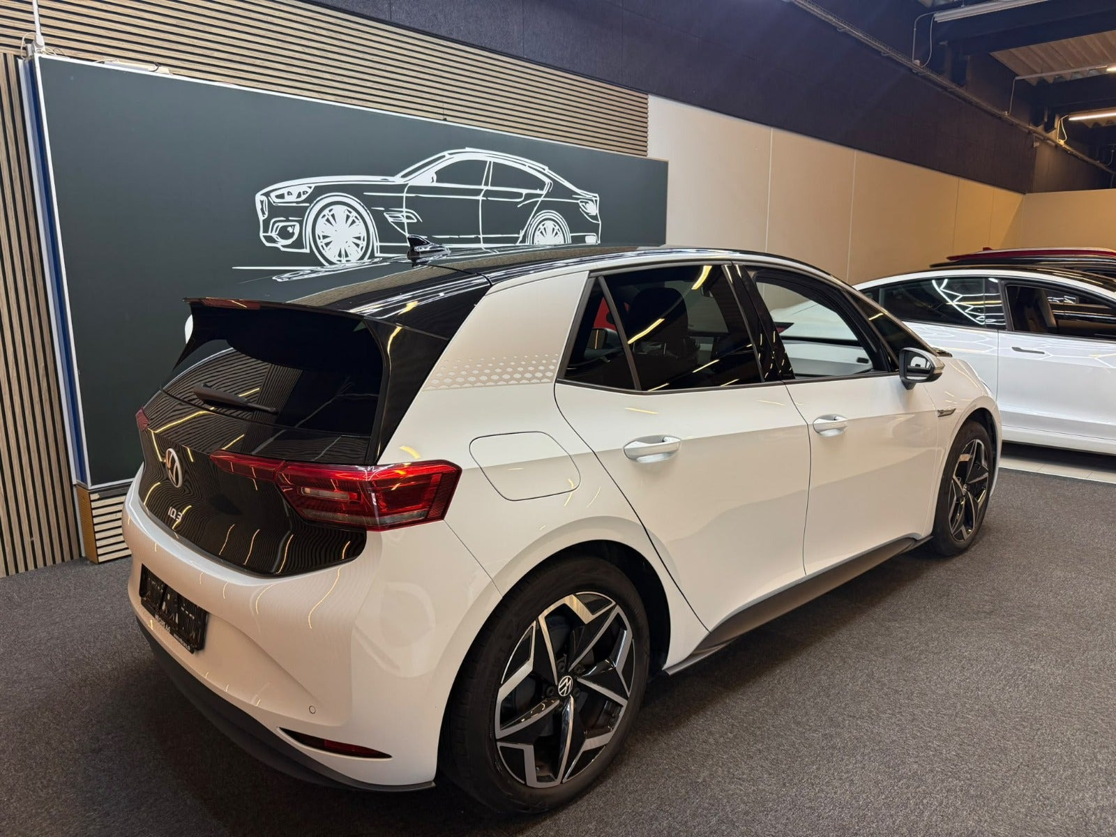 Hvid VW ID.3 fra 2020
