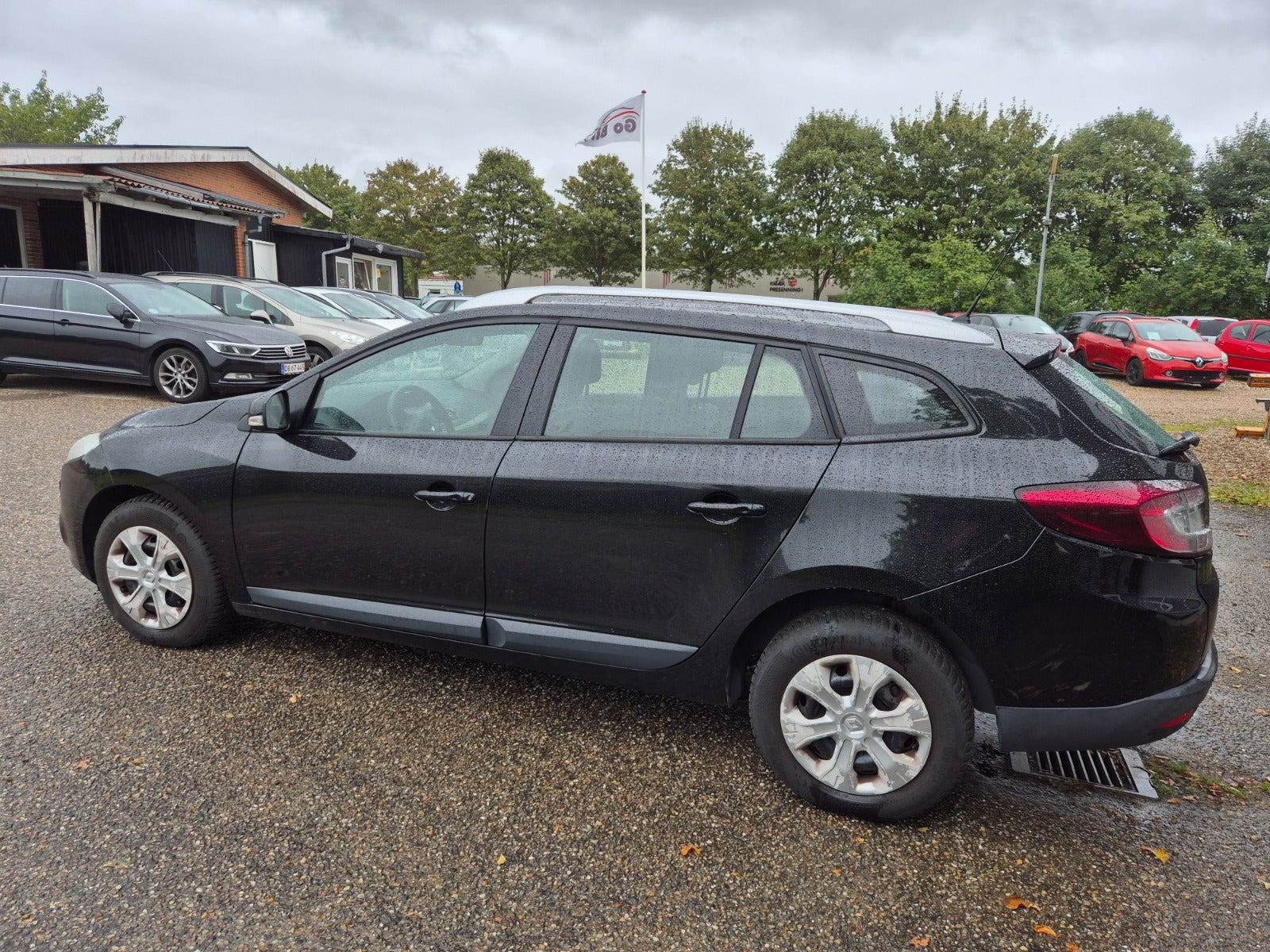 Grøn Renault Megane III fra 2011