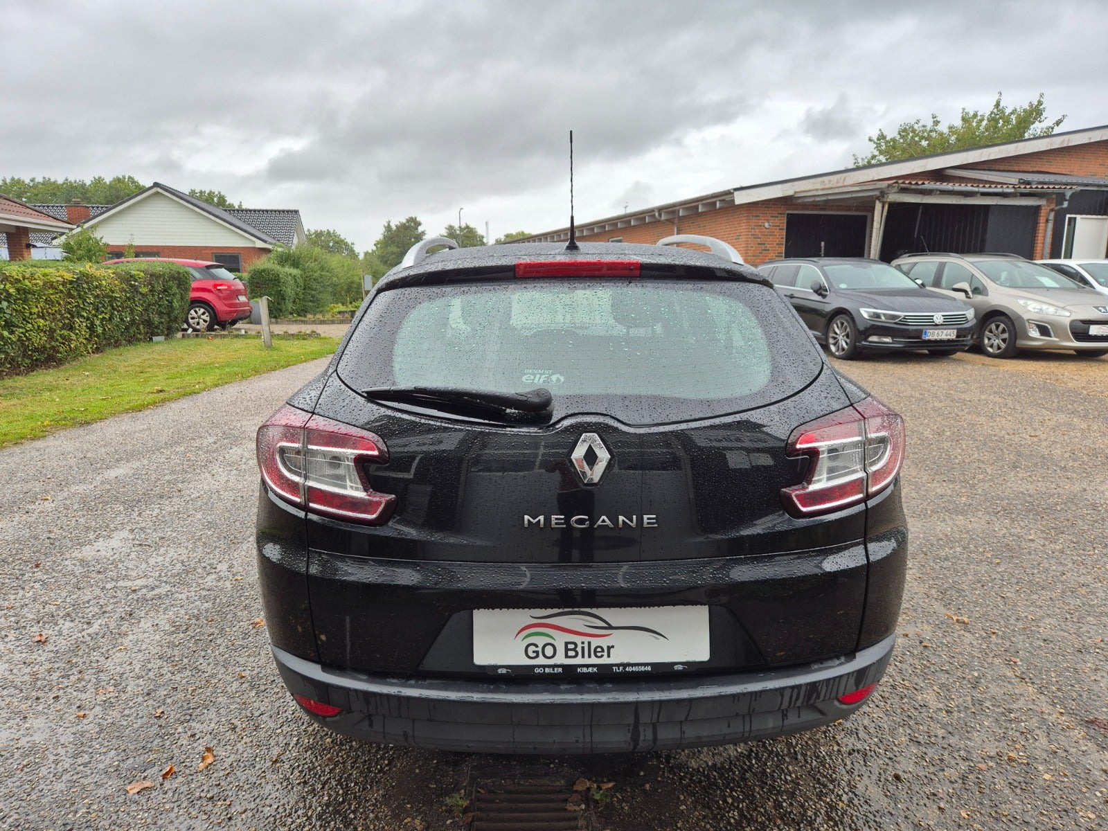 Grøn Renault Megane III fra 2011