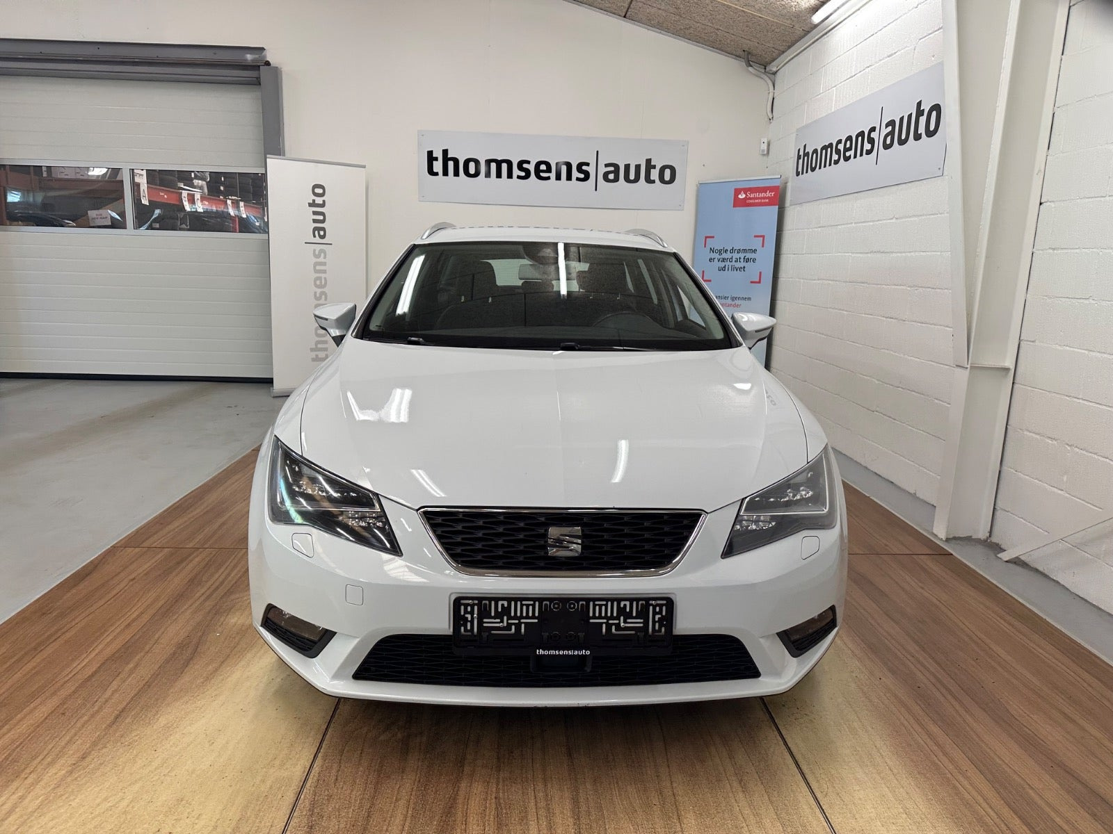 Hvid Seat Leon fra 2015