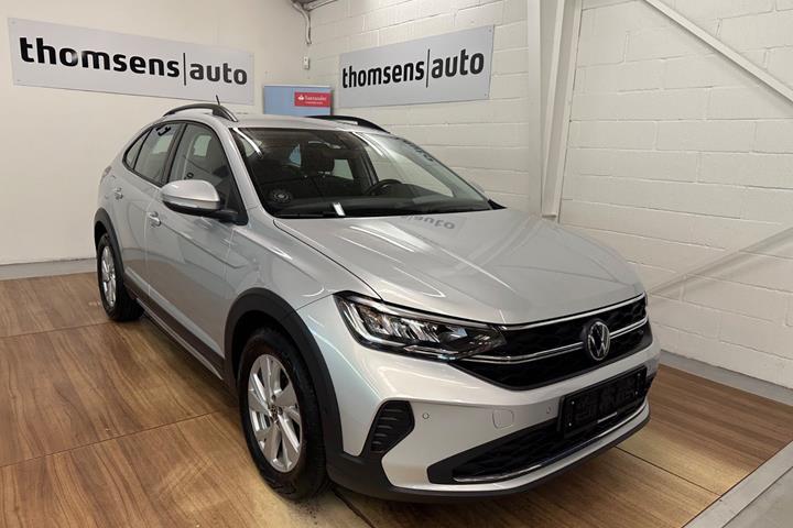 Sølv VW Taigo fra 2022