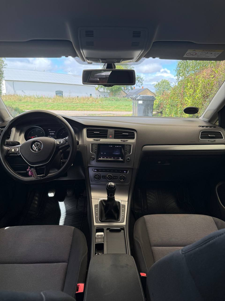 Sort VW Golf fra 2015