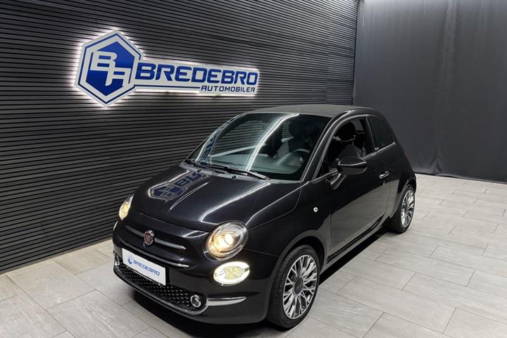 Sort Fiat 500C fra 2020