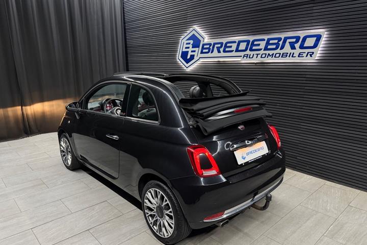 Sort Fiat 500C fra 2020