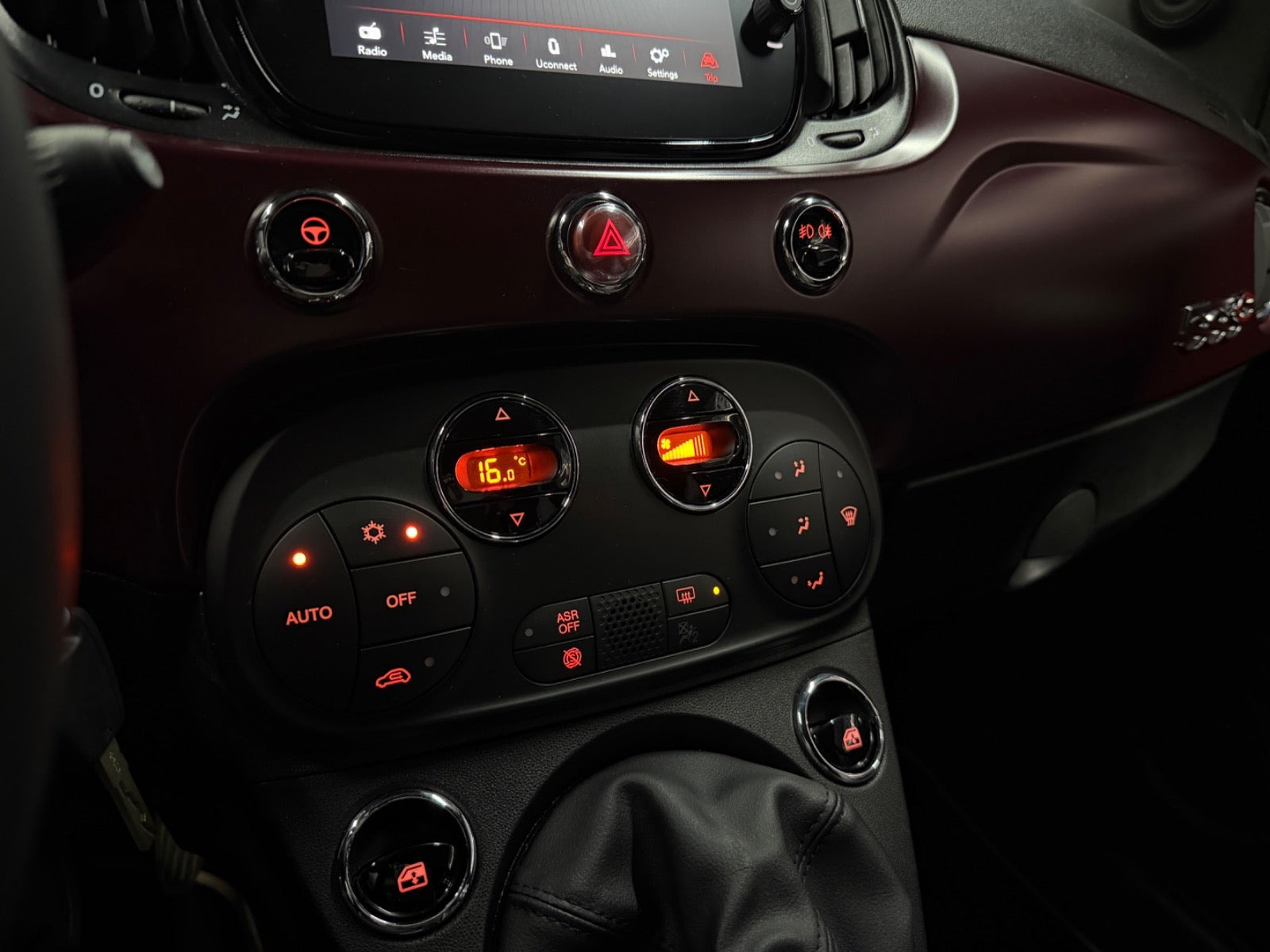Sort Fiat 500C fra 2020