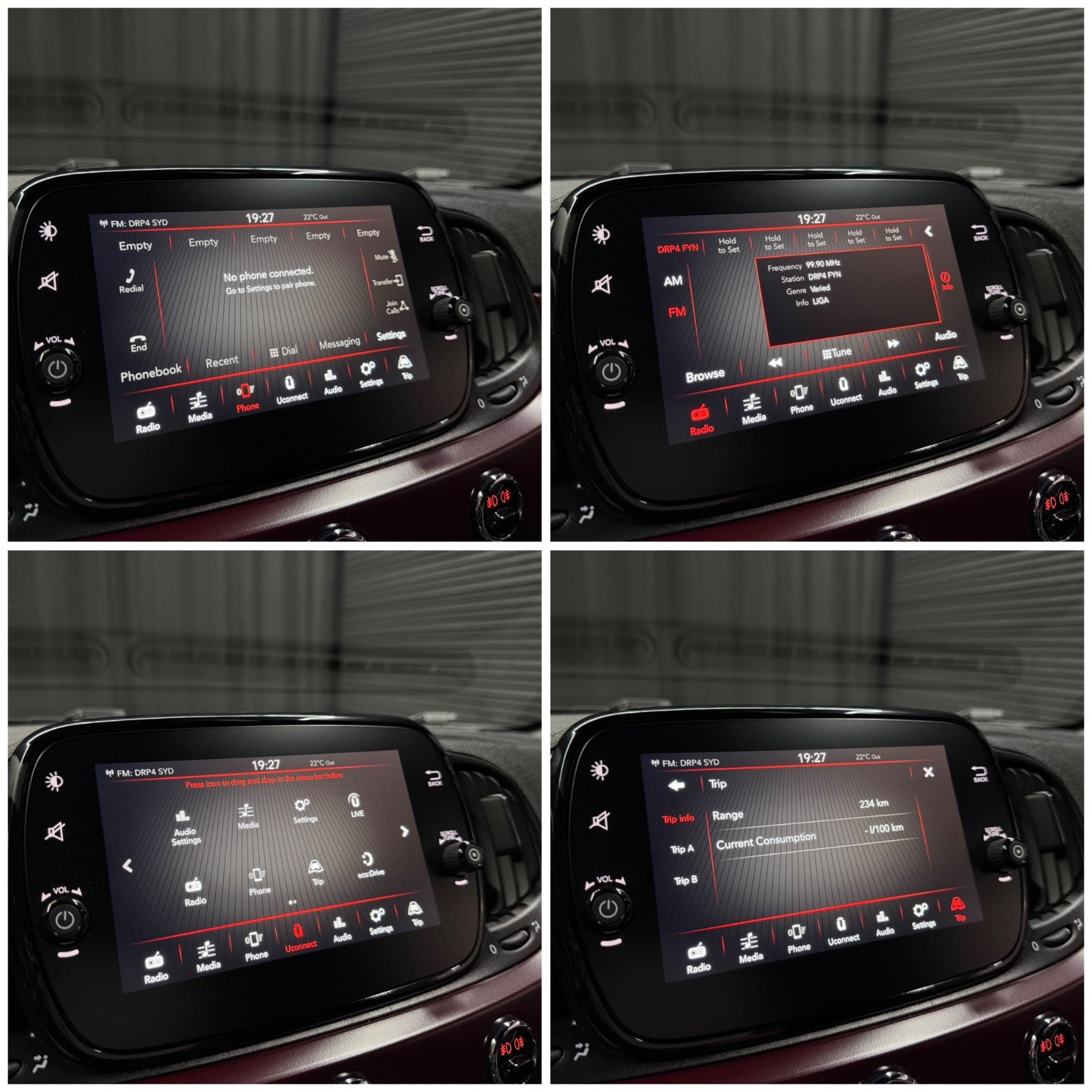 Sort Fiat 500C fra 2020
