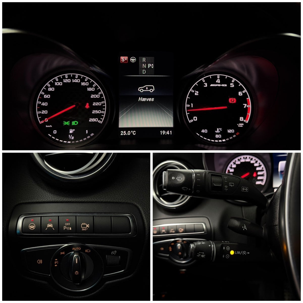Sort Mercedes GLC43 fra 2017