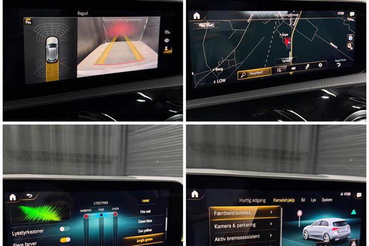 Grå Mercedes A180 d fra 2018