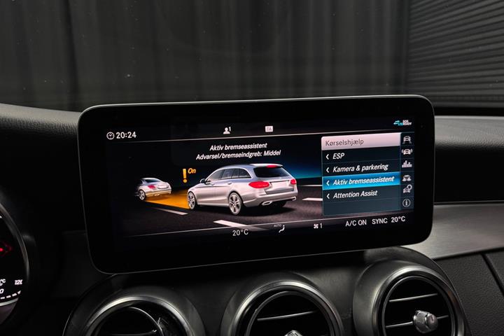 Sort Mercedes C220 d fra 2018