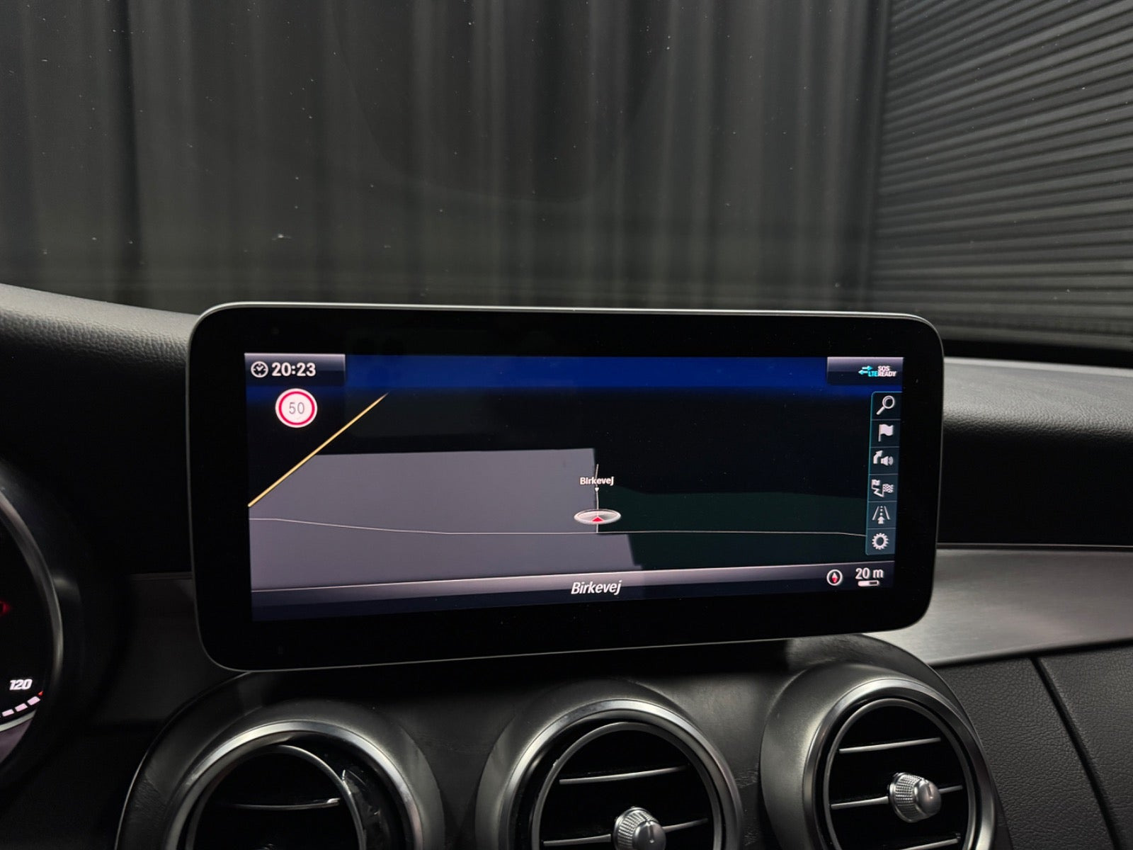 Sort Mercedes C220 d fra 2018