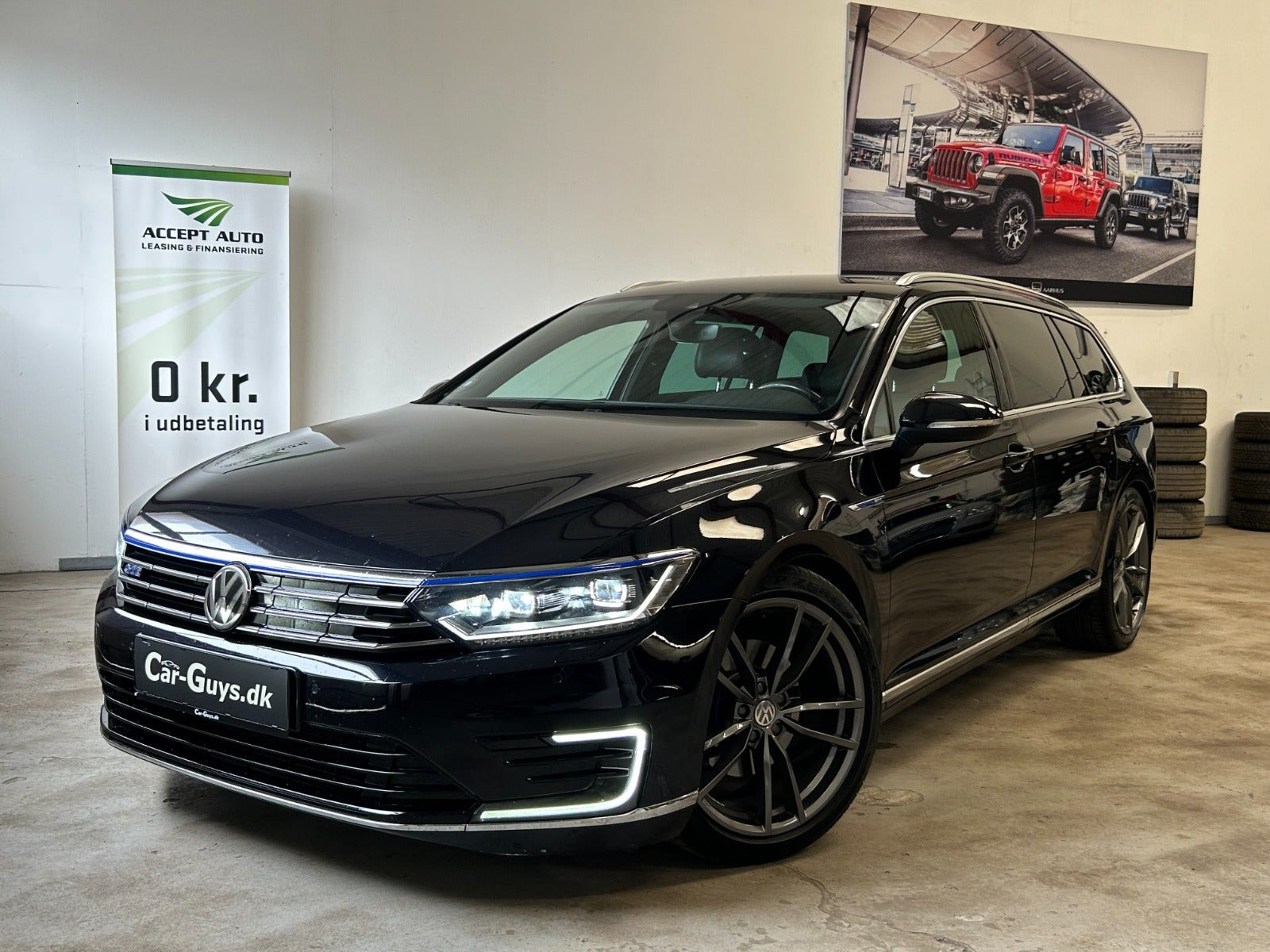 Sort VW Passat fra 2018