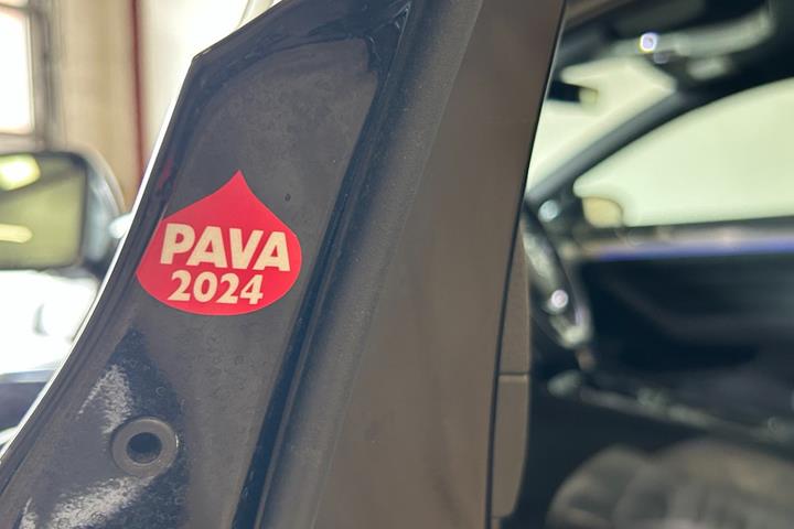 Sort VW Passat fra 2018