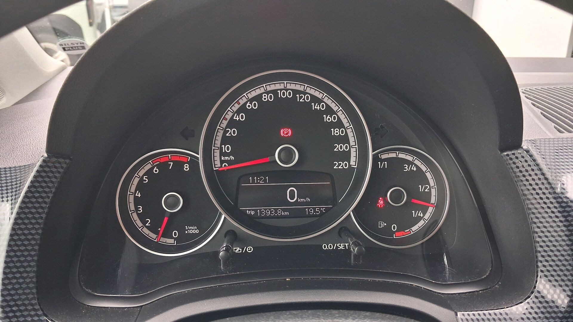 Blå VW UP! fra 2019