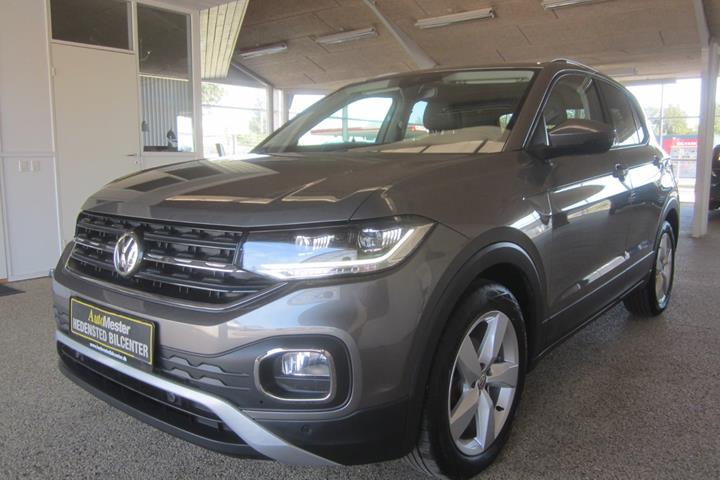Grå VW T-Cross fra 2020
