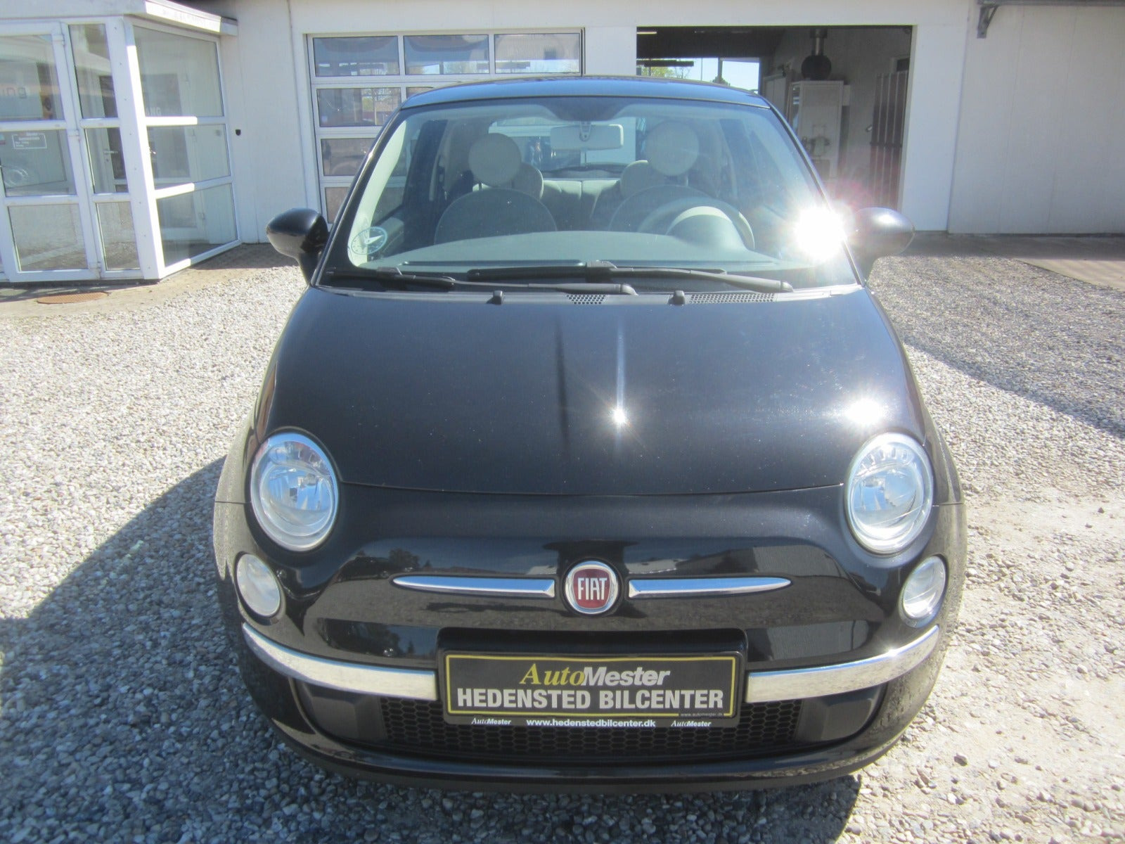 Sort Fiat 500 fra 2008