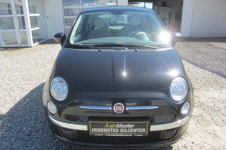 Sort Fiat 500 fra 2008