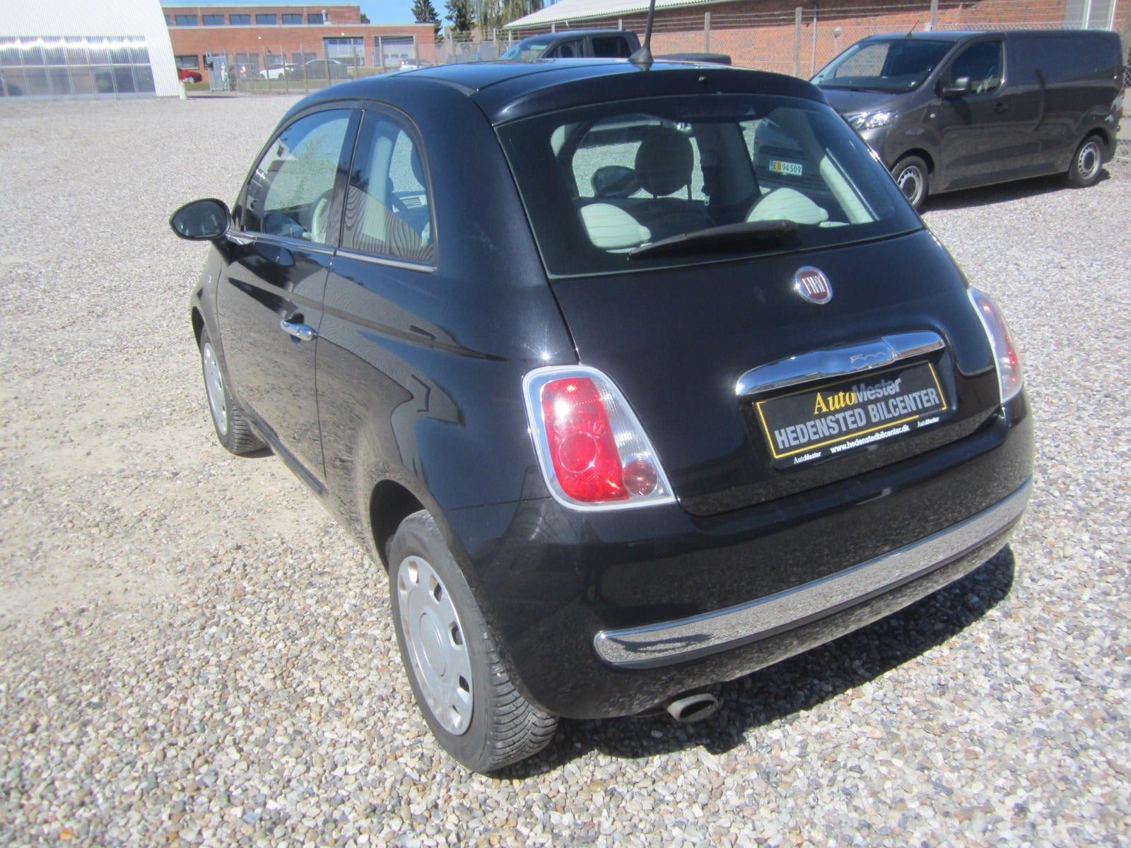 Sort Fiat 500 fra 2008