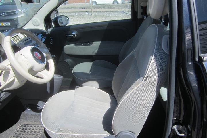 Sort Fiat 500 fra 2008