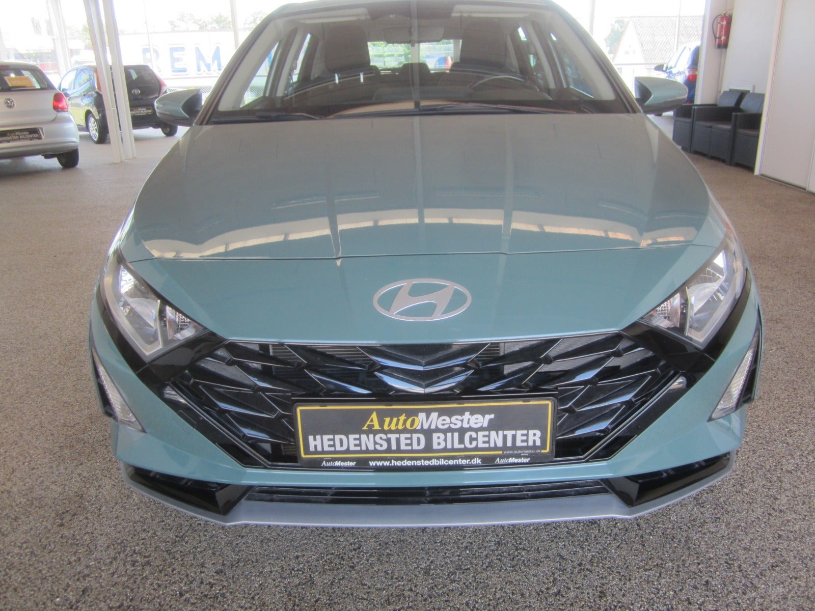 Grøn Hyundai i20 fra 2024