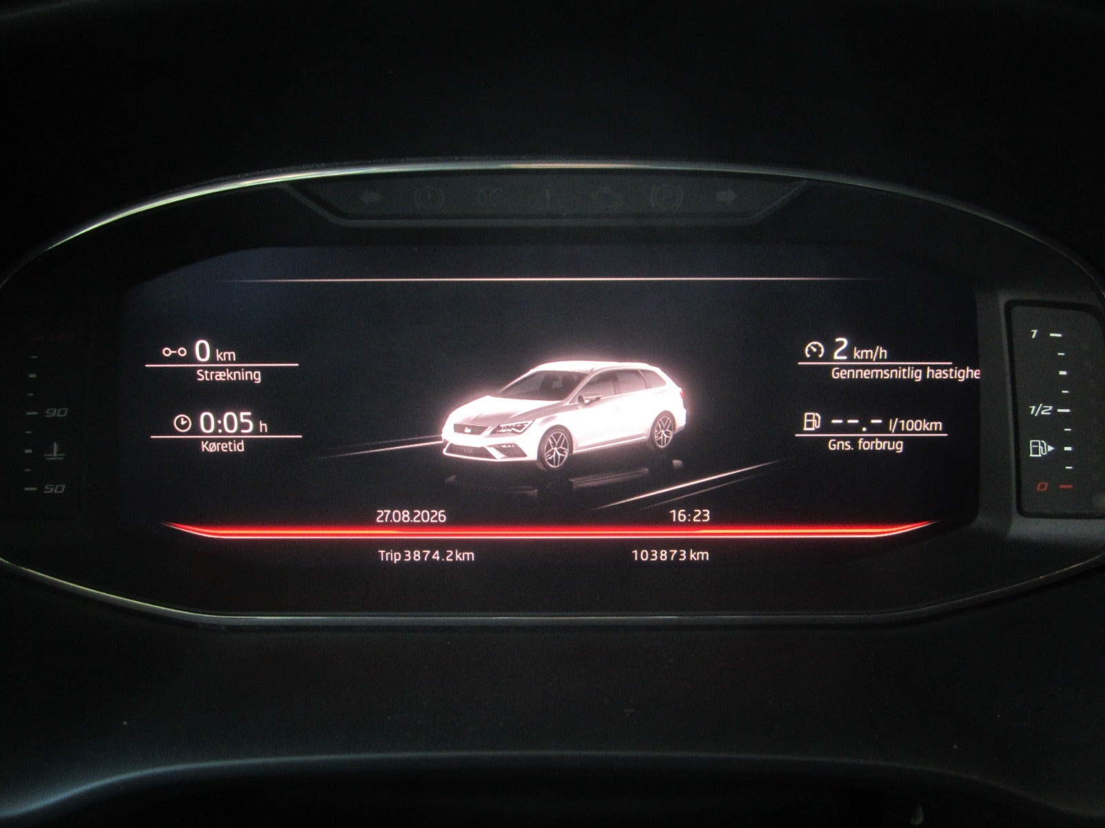 Hvid Seat Leon fra 2019