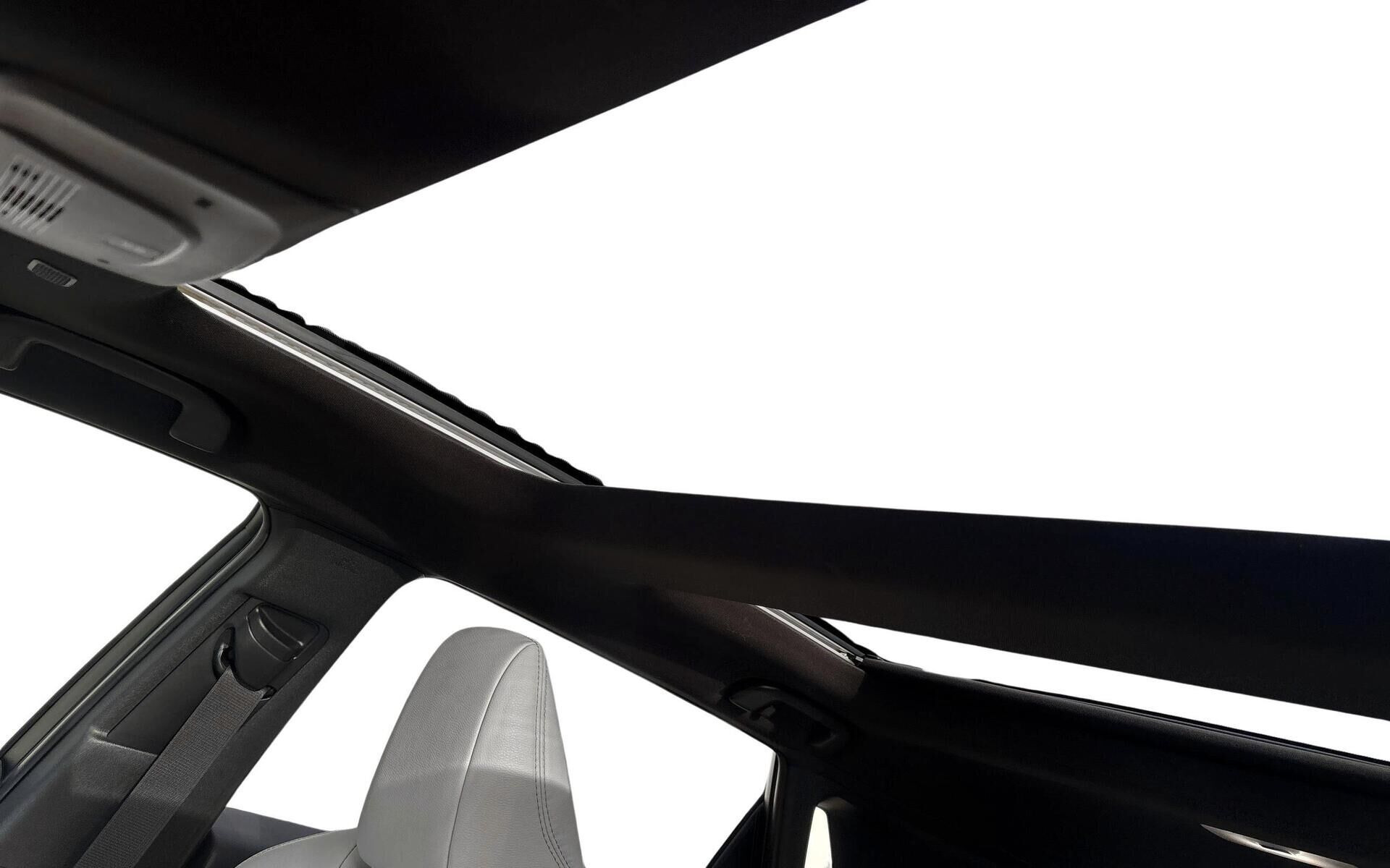 Sølv Toyota BZ4X fra 2023