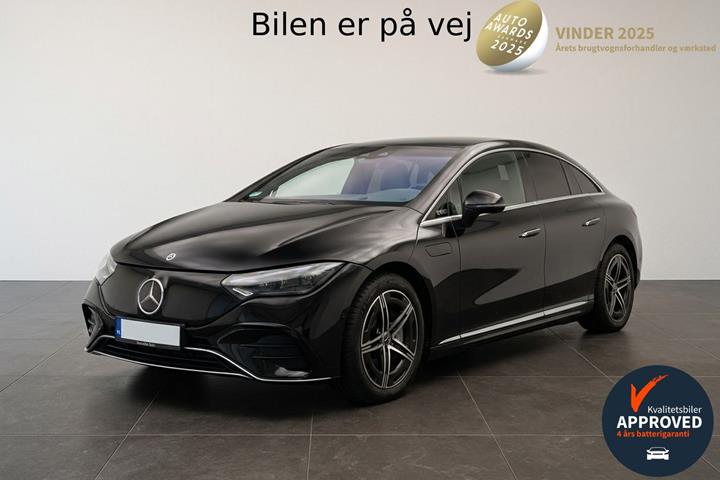 Sort Mercedes EQE350+ fra 2024