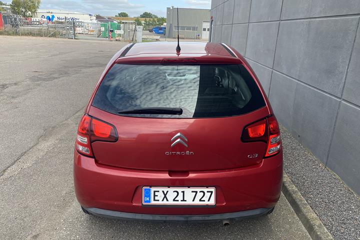 Rød Citroën C3 fra 2012