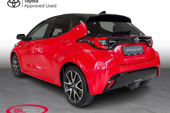 Sort Toyota Yaris fra 2020