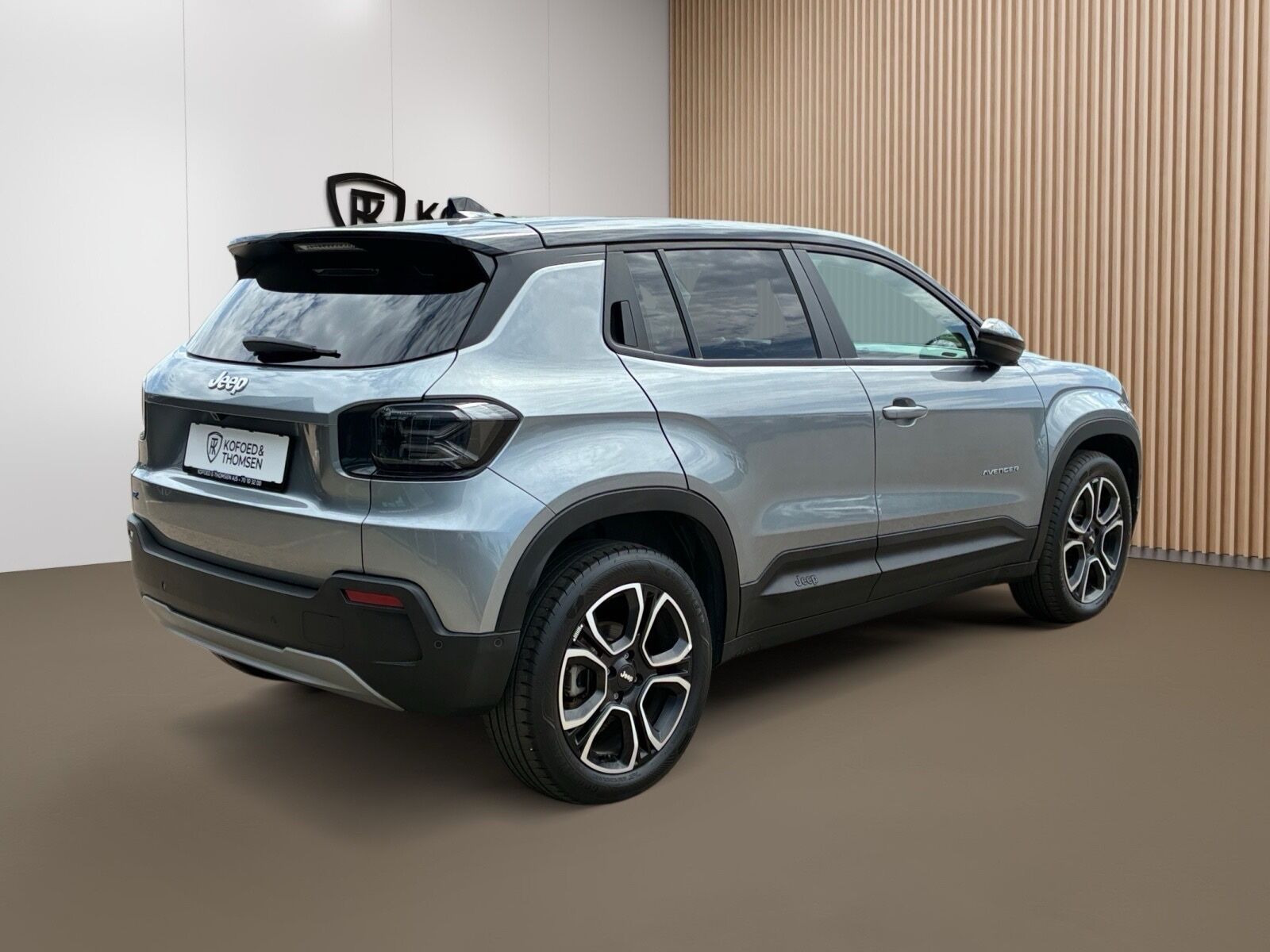 Grå Jeep Avenger fra 2025
