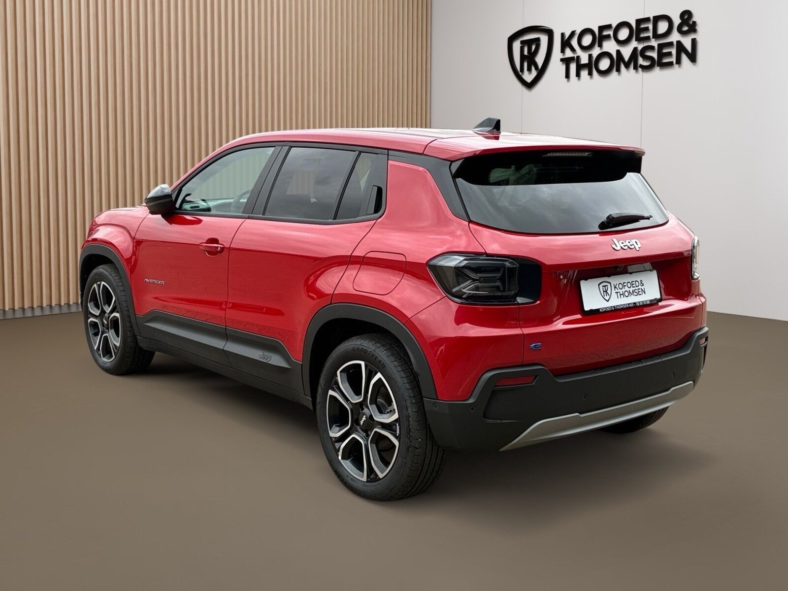 Rød Jeep Avenger fra 2025